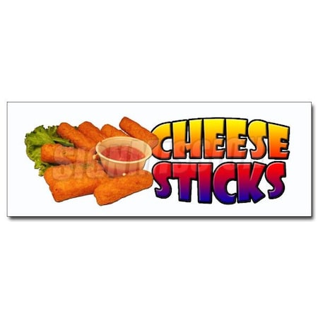 Signmission 12in CHEESE STICKS DECAL sticker mozzarella concession deep fried hot chez stick, D-12 Cheese Sticks D-12 Cheese Sticks